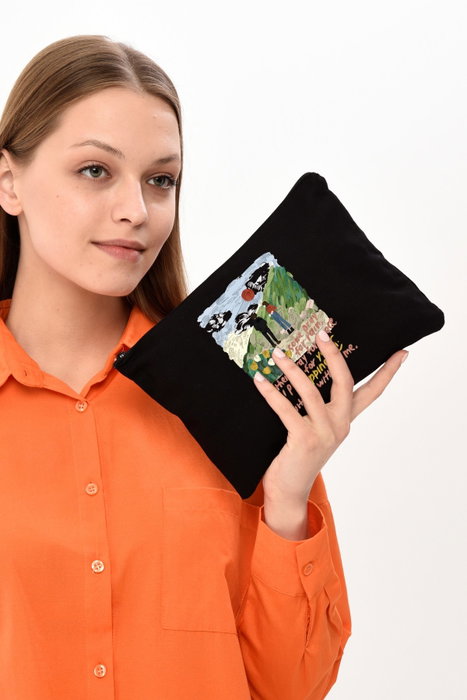 Zoozie Bags Neceser de Maquillaje Negro en Algodón Zoozie Bags Neceser de Maquillaje Negro en Algodón